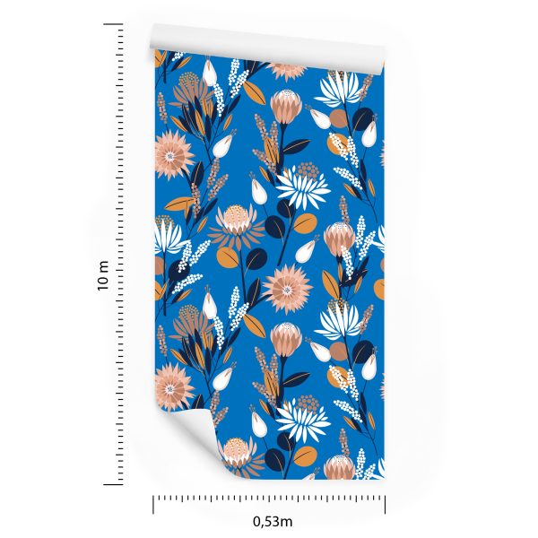 Behang Kleurrijke Bloemen - Afbeelding 8