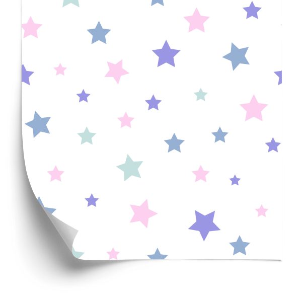 Behang Fijne Pastel Sterren