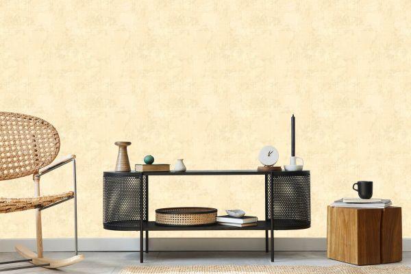 Behang Lichtbeige Beton - Afbeelding 5