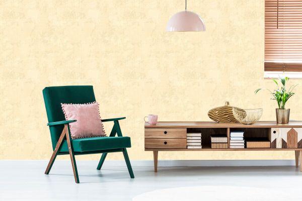 Behang Lichtbeige Beton - Afbeelding 6