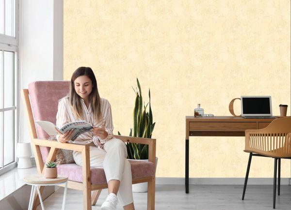 Behang Lichtbeige Beton - Afbeelding 7