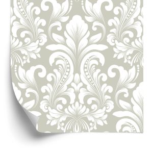 Behang Retro-Klassiek Ornament In Barokstijl
