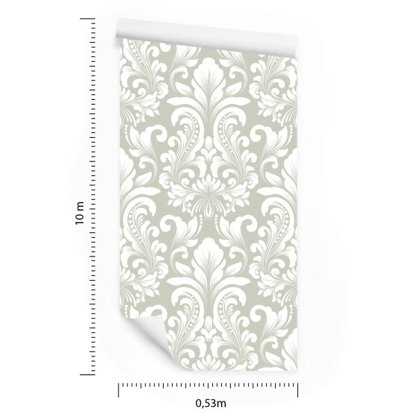 Behang Retro-Klassiek Ornament In Barokstijl - Afbeelding 8