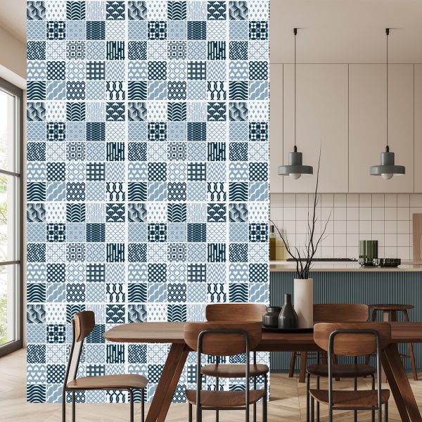 Behang Modernistisch Geometrisch Mozaïek - Afbeelding 4