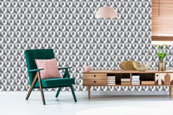 Behang Modernistisch Abstract 3D-Thema - Afbeelding 6