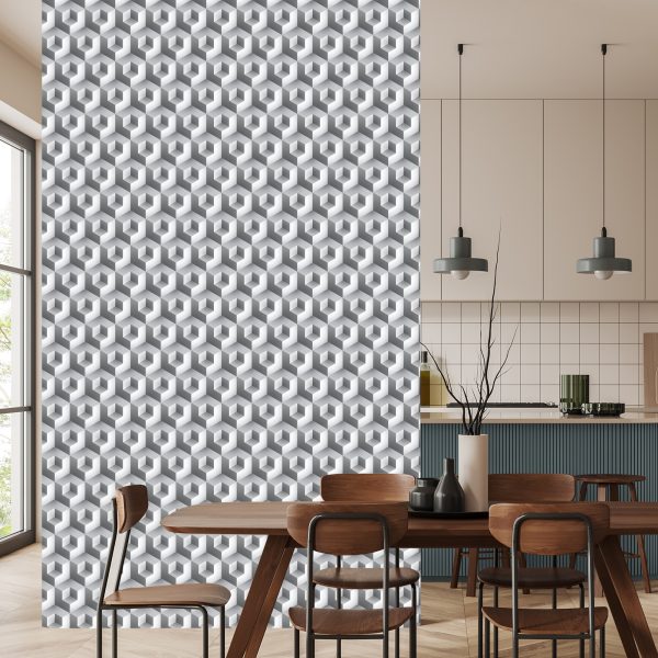 Behang Modernistisch Abstract 3D-Thema - Afbeelding 4