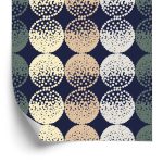 Behang Bruine En Beige Stippen