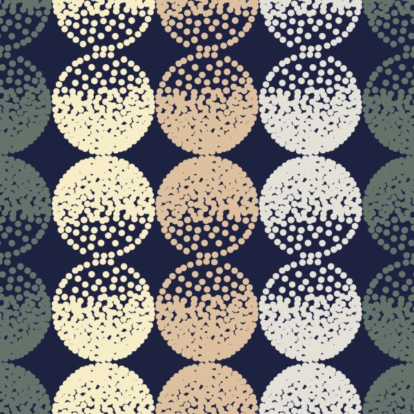 Behang Bruine En Beige Stippen - Afbeelding 2