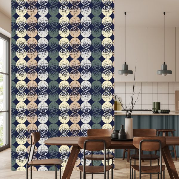 Behang Bruine En Beige Stippen - Afbeelding 4