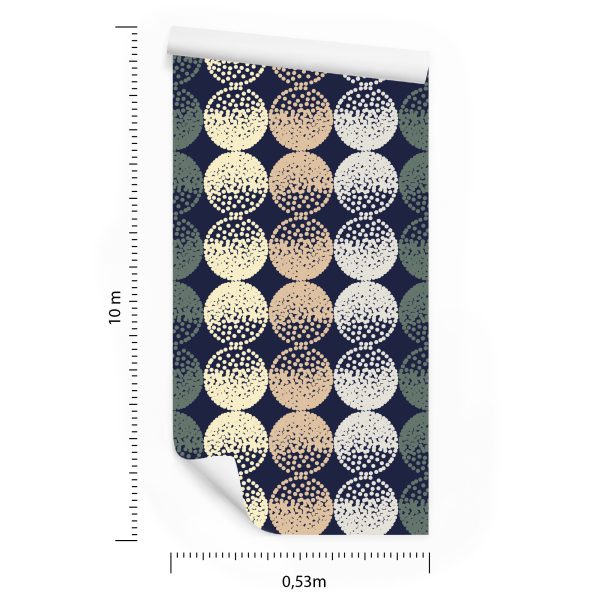 Behang Bruine En Beige Stippen - Afbeelding 8