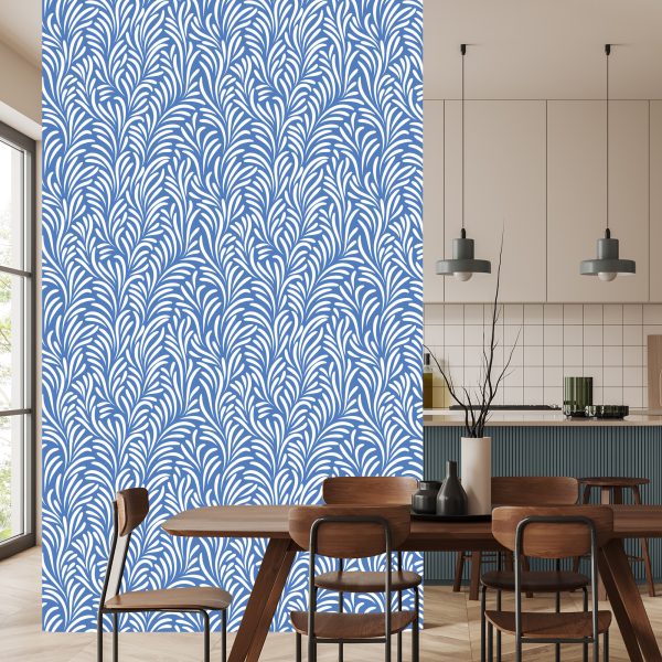 Behang Retro - Delicate Witte Bladeren - Afbeelding 4