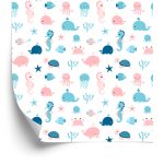 Behang Voor Kinderen - Zeedieren