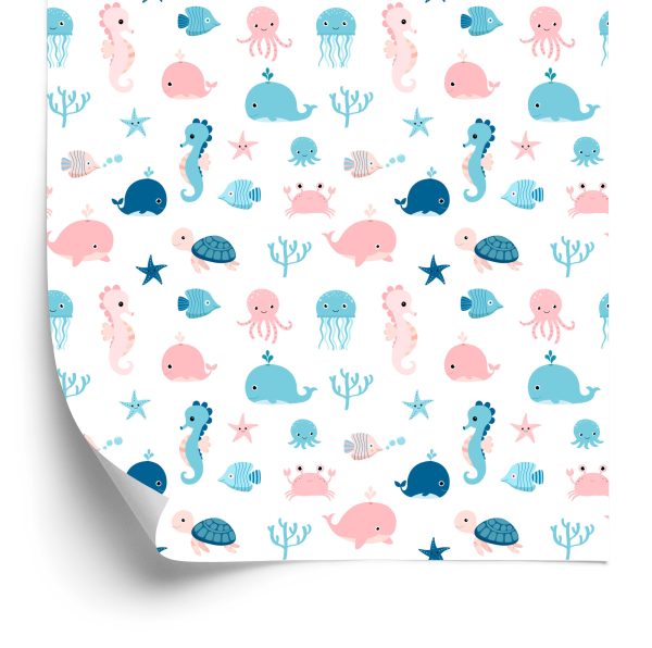 Behang Voor Kinderen - Zeedieren