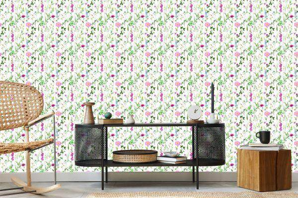 Behang Gevoelige Veldplanten - Afbeelding 5