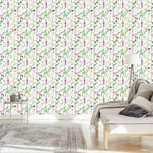Behang Gevoelige Veldplanten - Afbeelding 3