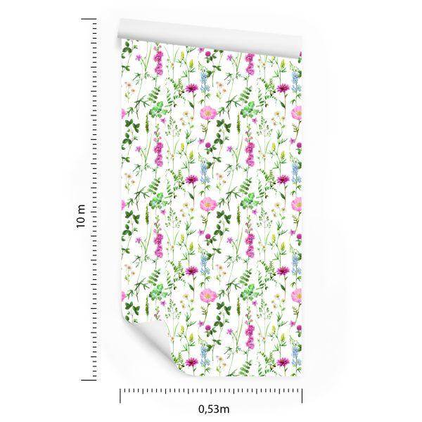 Behang Gevoelige Veldplanten - Afbeelding 8