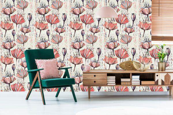 Behang Tulpen - Afbeelding 6