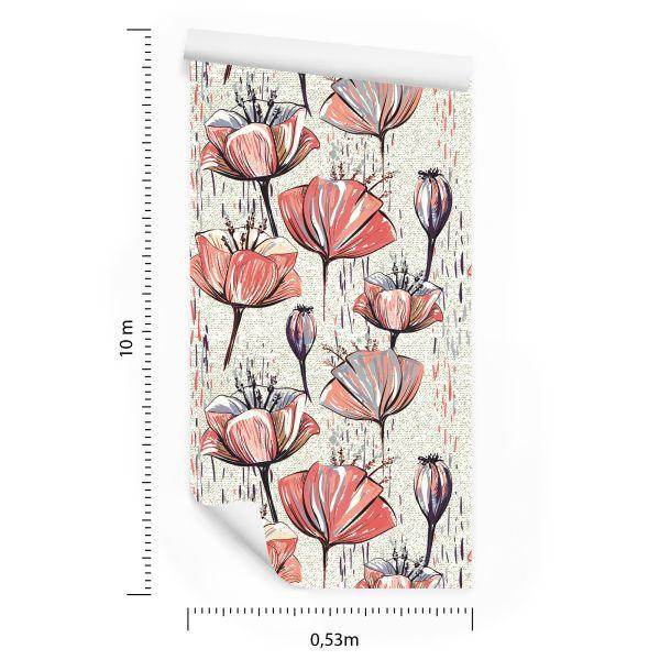 Behang Tulpen - Afbeelding 8