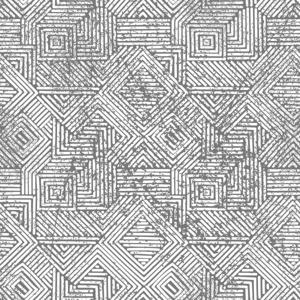 Behang Geometrisch In Vintage Stijl - Afbeelding 2