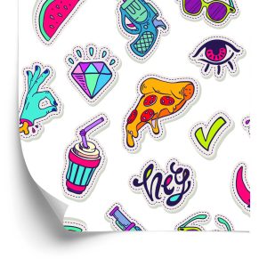 Behang Moderne Emoticons