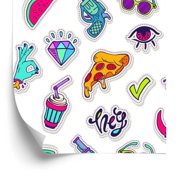 Behang Moderne Emoticons