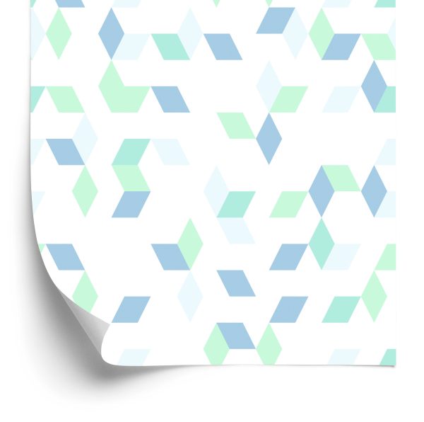 Behang Kleurrijk Geometrisch Patroon