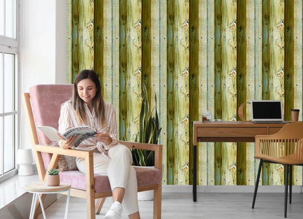 Behang Heldere Realistische Houten Planken - Afbeelding 7