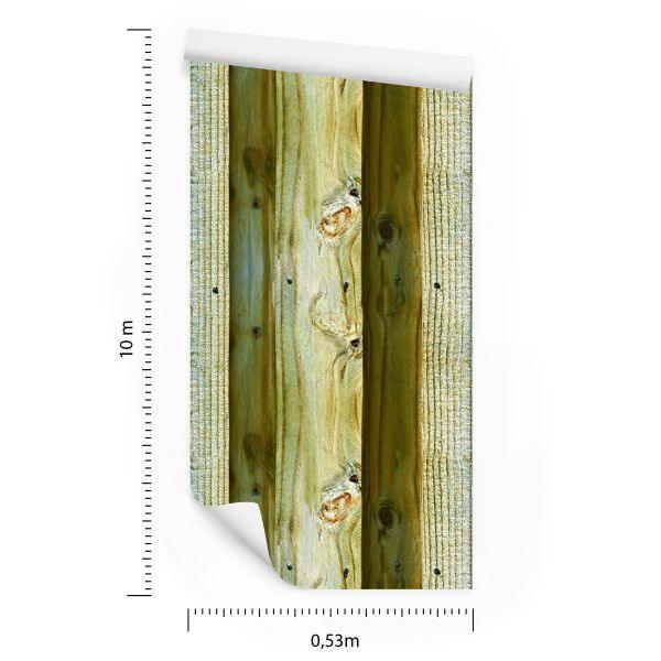 Behang Heldere Realistische Houten Planken - Afbeelding 8