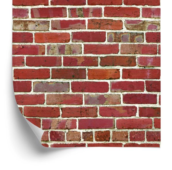 Behang Bakstenen Muur 3D