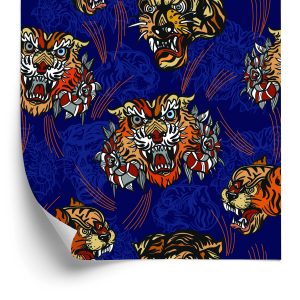 Behang Tijgers In Oosterse Stijl