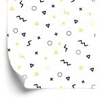 Behang Minimalistische Geometrische Patronen