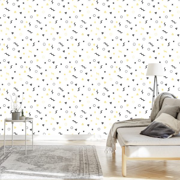 Behang Minimalistische Geometrische Patronen - Afbeelding 3
