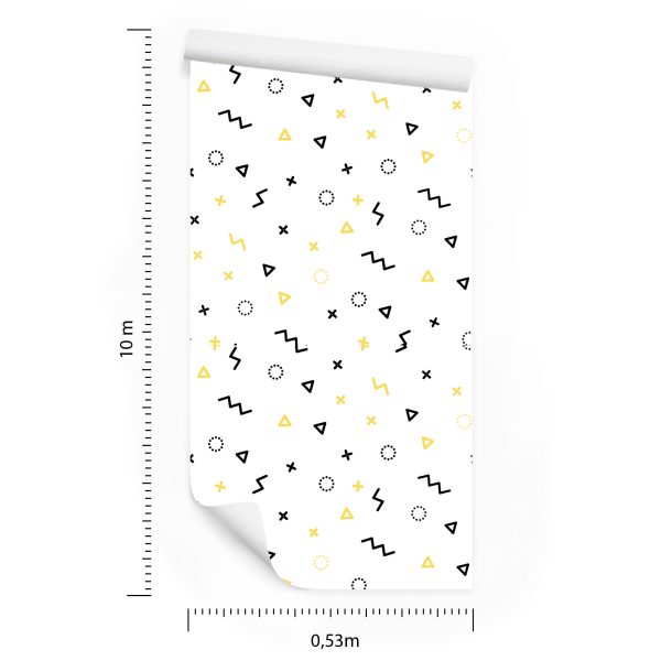 Behang Minimalistische Geometrische Patronen - Afbeelding 8