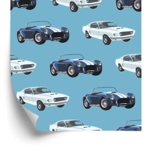 Behang Voor Kinderen - Tijdloze Auto's In Retrostijl