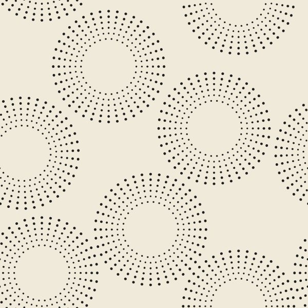Behang Geometrisch - Gestippelde Cirkels - Afbeelding 2