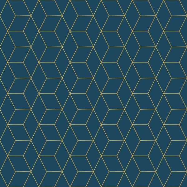 Behang Art Deco Minimalistisch Patroon - Afbeelding 2