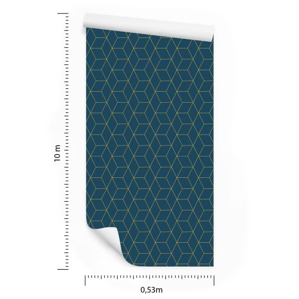 Behang Art Deco Minimalistisch Patroon - Afbeelding 8