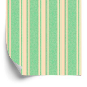 Behang Retro Strips En Ornamenten In Oosterse Stijl