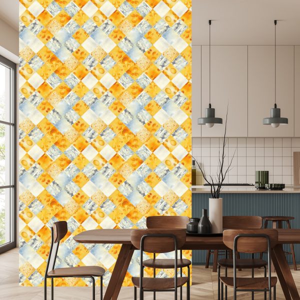 Behang Abstract Geometrisch Mozaïek - Afbeelding 4