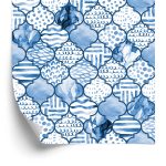 Behang Marokkaans Geometrisch Patroon