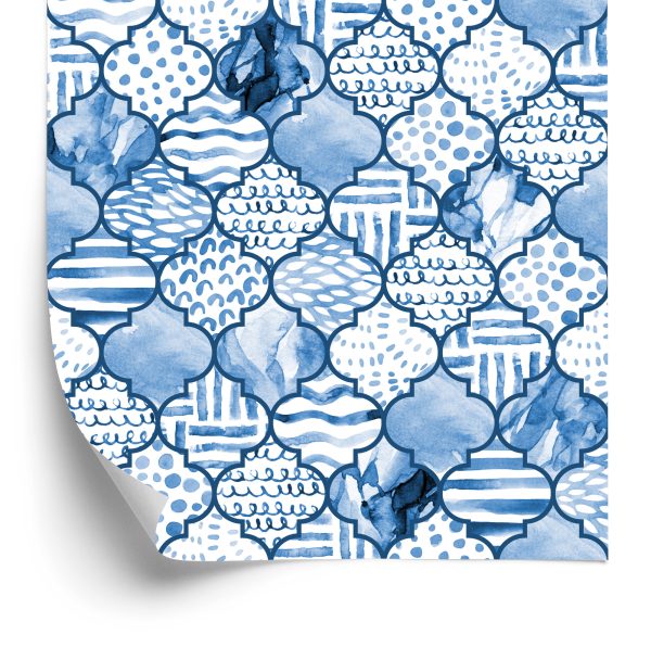 Behang Marokkaans Geometrisch Patroon