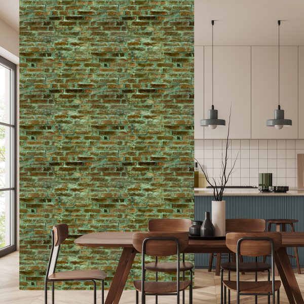 Behang Stenen Muur - Afbeelding 4