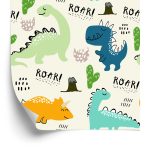 Behang Dinosaurussen Tekenen