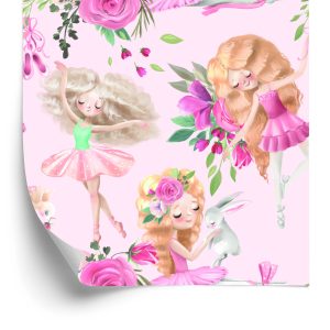 Behang Aquarel Ballerina's