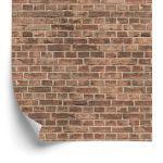 Behang Oude Bakstenen Muur