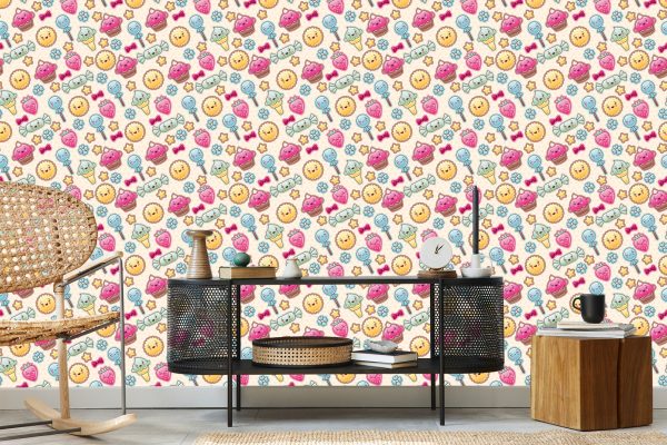 Behang Happy Sweets - Afbeelding 5