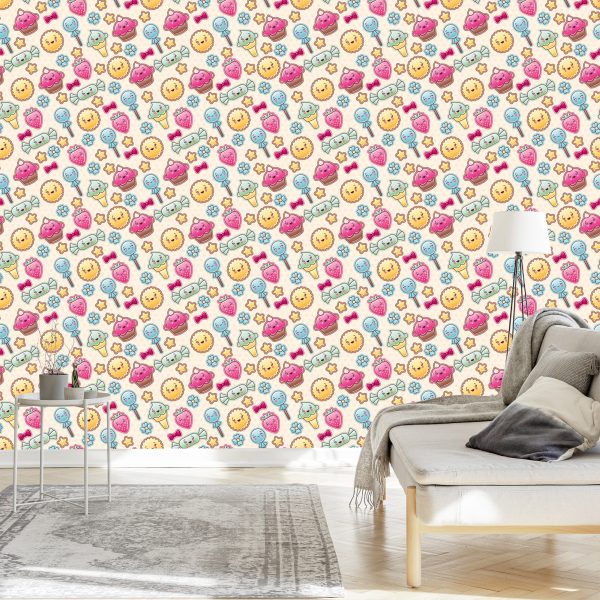 Behang Happy Sweets - Afbeelding 3