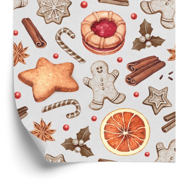 Behang Peperkoek Koekjes