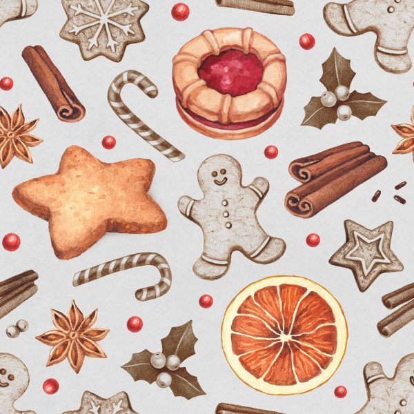 Behang Peperkoek Koekjes - Afbeelding 2