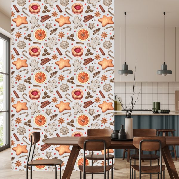 Behang Peperkoek Koekjes - Afbeelding 4